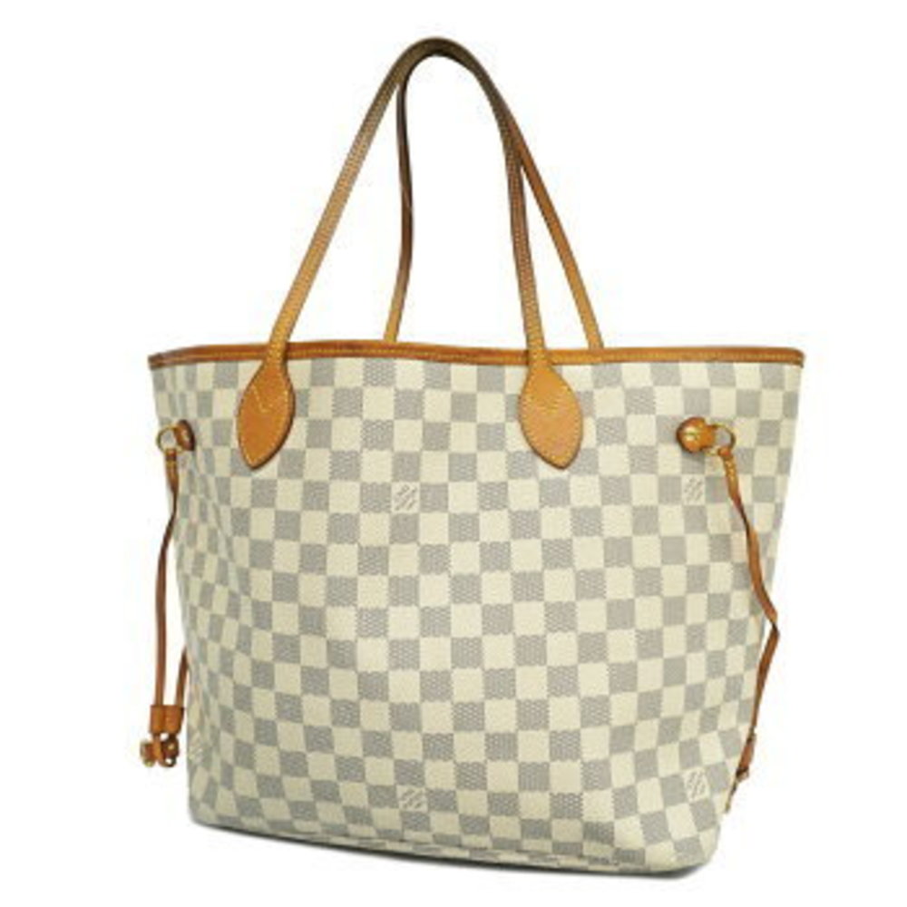 Louis Vuitton Damier Azur Neverfull MM Tote Bag